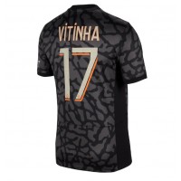 Camisa de time de futebol Paris Saint-Germain Vitinha Ferreira #17 Replicas 3º Equipamento 2023-24 Manga Curta
